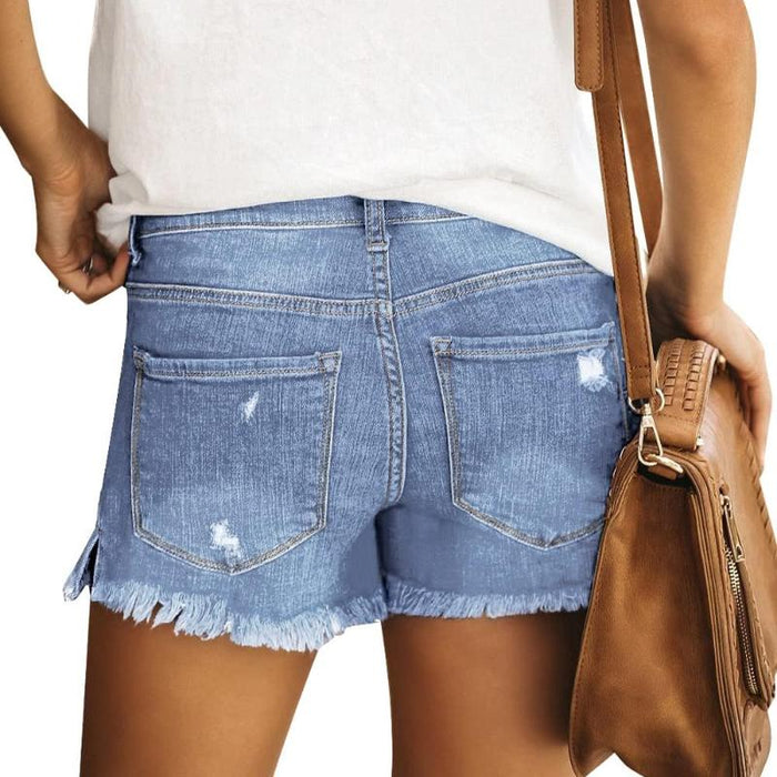 Women Casual Jean Shorts