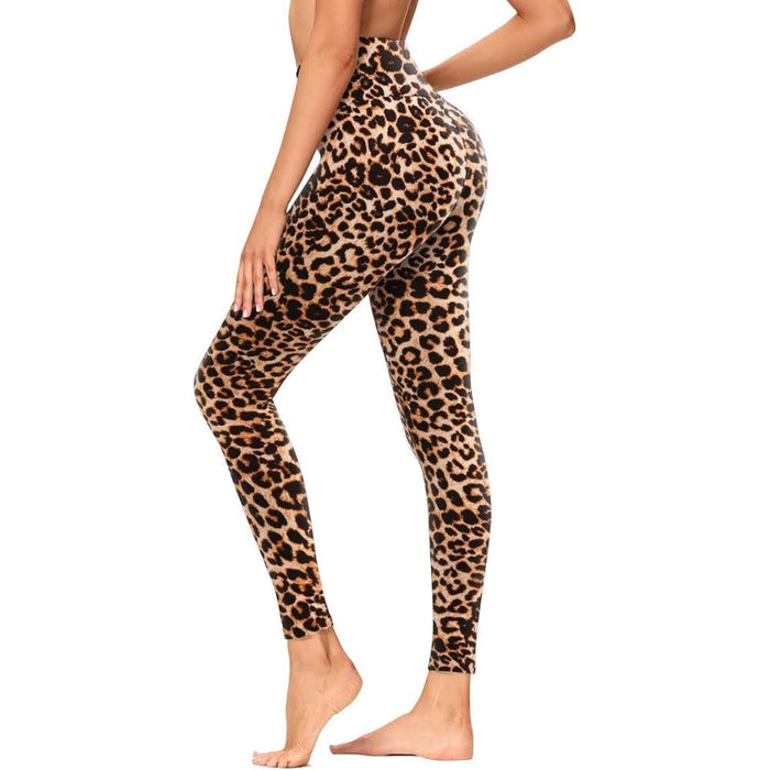 Printed High Rise Leggings For Active And Casual Wear