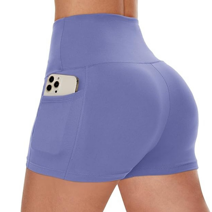 Sleek Contour Shorts With Side Pocket