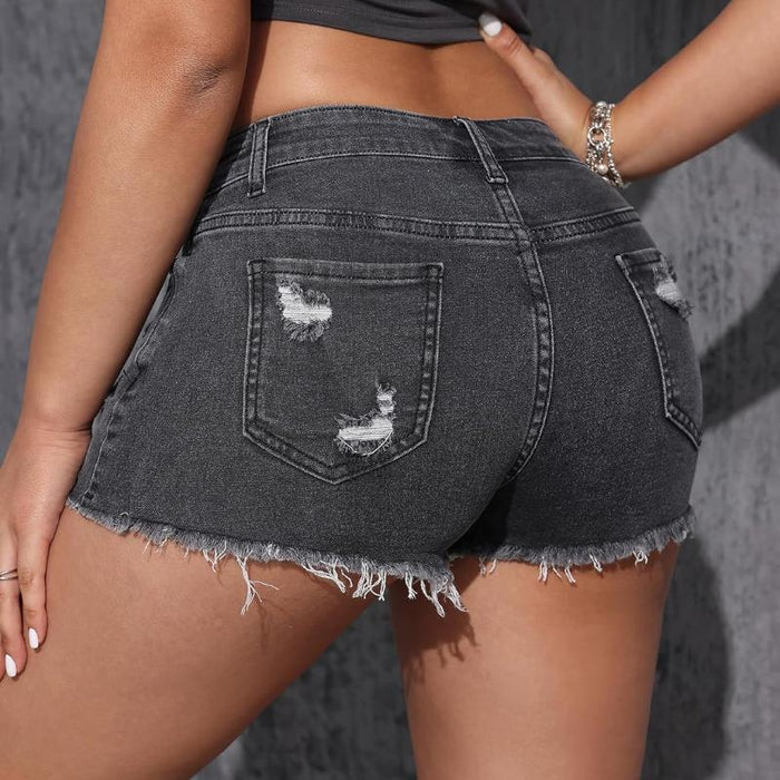 High Waisted Denim Shorts For Women