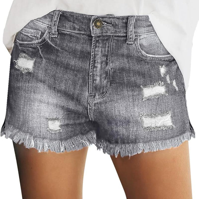 Women Casual Jean Shorts