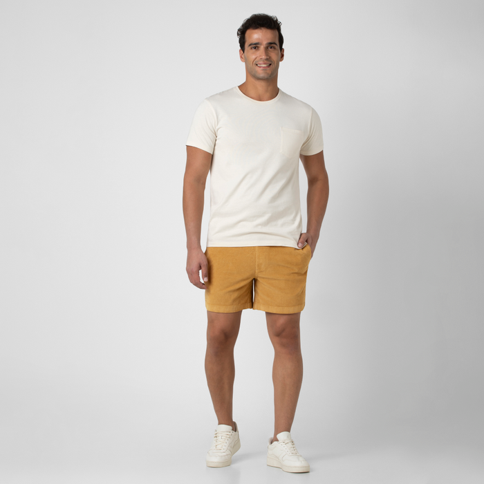 Casual Drawstring Shorts With Elastic Waistband
