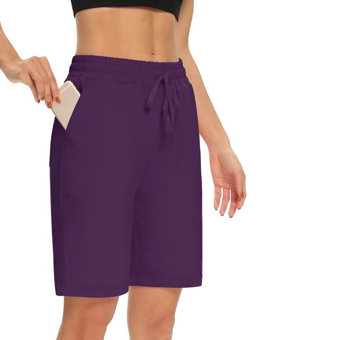 Drawstring Shorts With Pockets For Everyday Activities