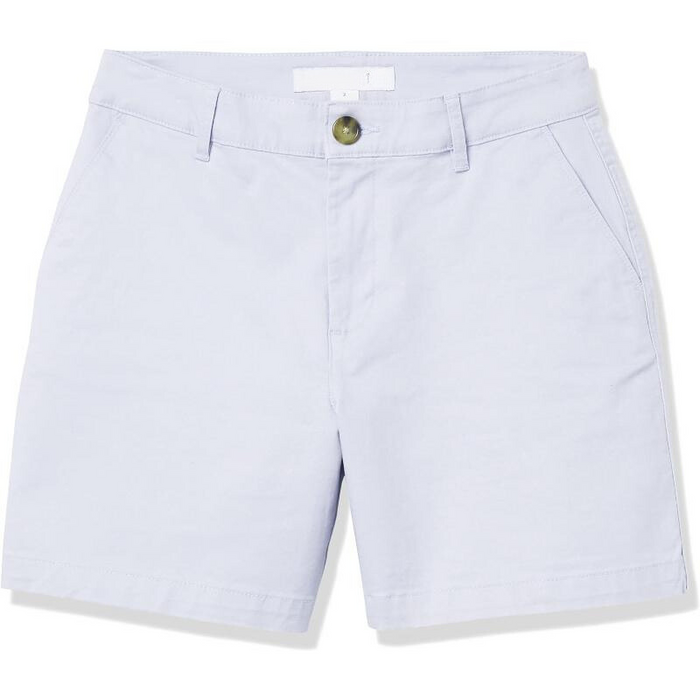 Women Mid Rise Slim Shorts