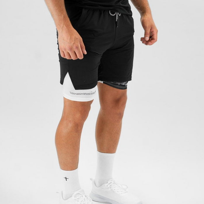 Performance Stretch Shorts – Dual-Layer Design for Maximum Comfort