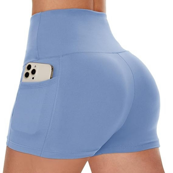 Sleek Contour Shorts With Side Pocket