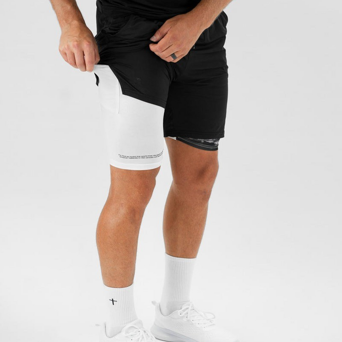 Performance Stretch Shorts – Dual-Layer Design for Maximum Comfort