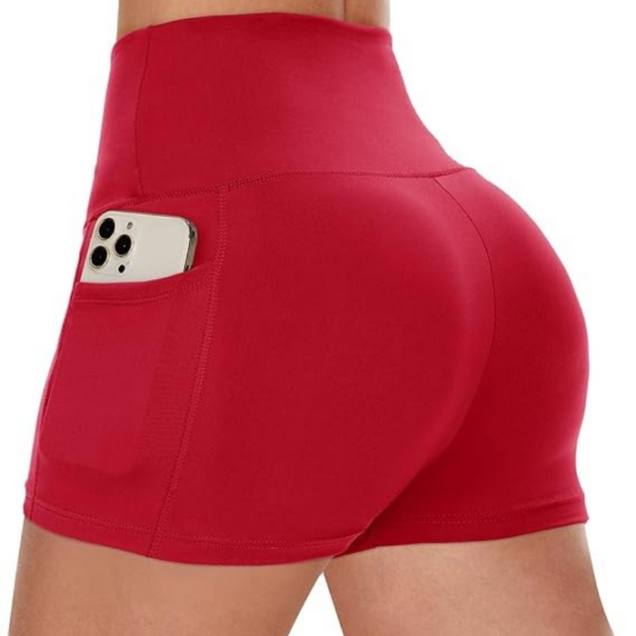 Seamless Shorts With Storage Pocket