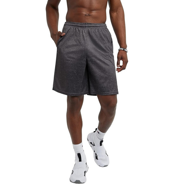 Athletic Mesh Design Gym Shorts For Flexible Performance