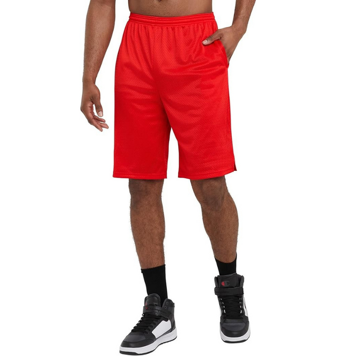 Athletic Mesh Design Gym Shorts For Flexible Performance