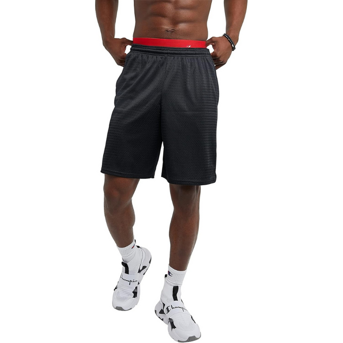 Athletic Mesh Design Gym Shorts For Flexible Performance