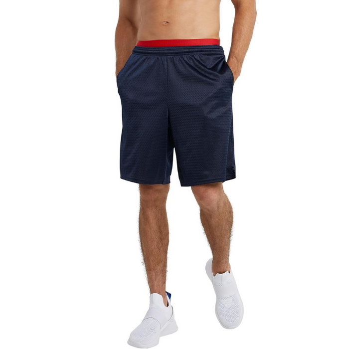 Athletic Mesh Design Gym Shorts For Flexible Performance