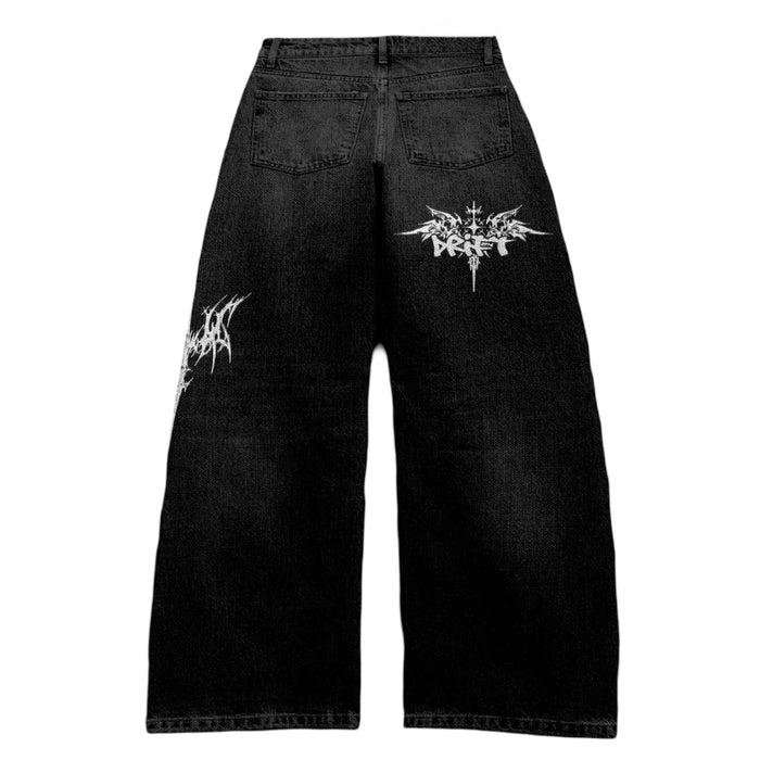 Loose Fit Graphic Streetwear Jeans