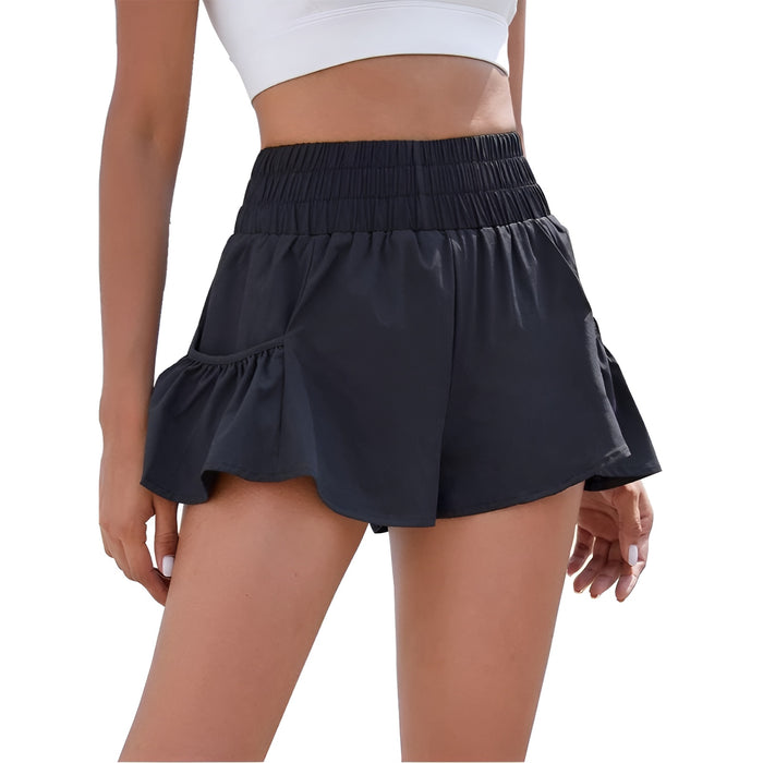 High Waisted Athletic Shorts For Lightweight And Flexible Design