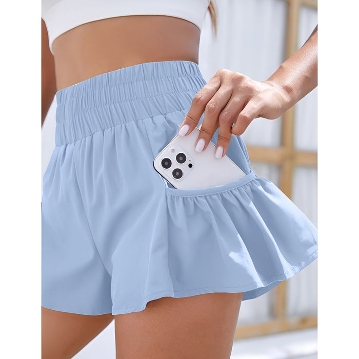 High Waisted Athletic Shorts For Lightweight And Flexible Design