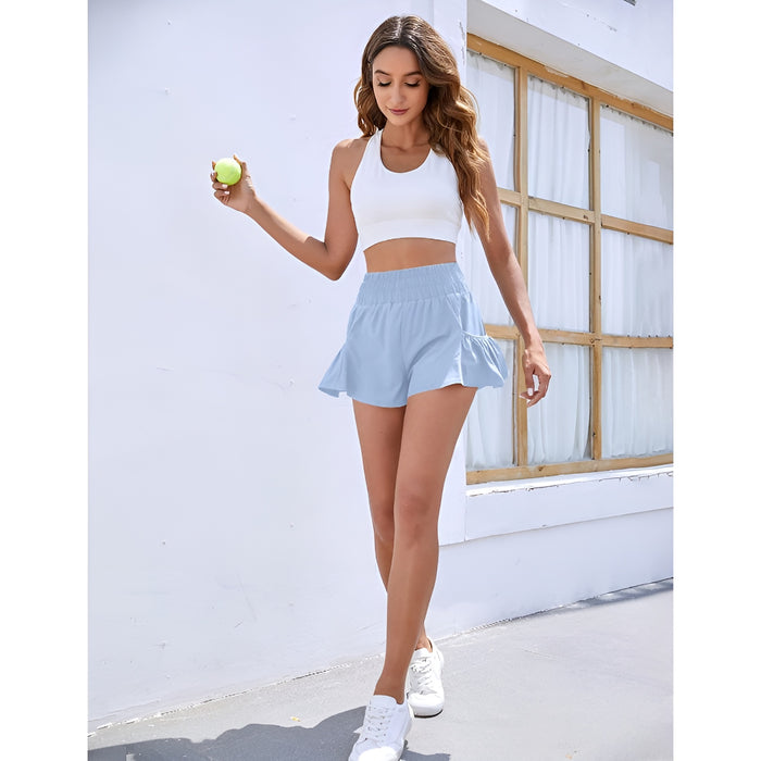 High Waisted Athletic Shorts For Lightweight And Flexible Design