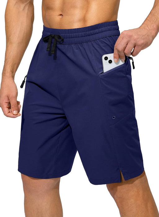 Beach Zipper Pockets Shorts