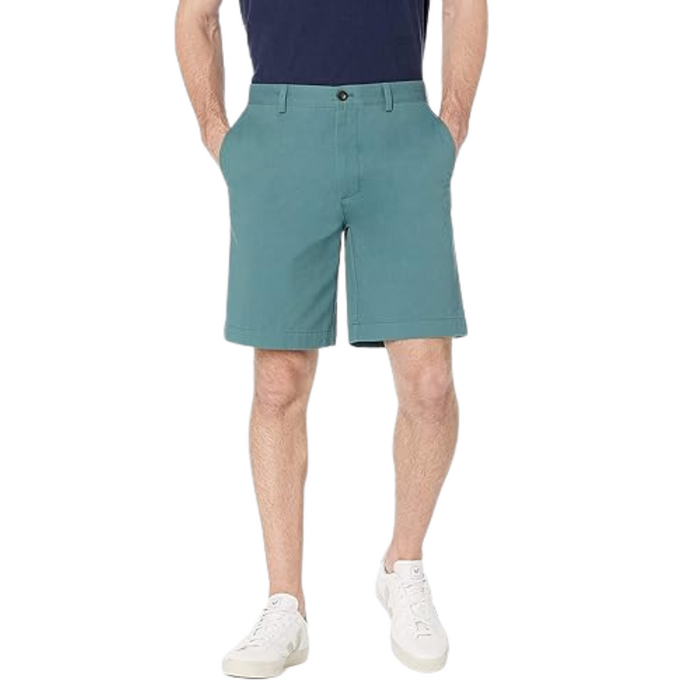 Casual Flat Front Chino Shorts