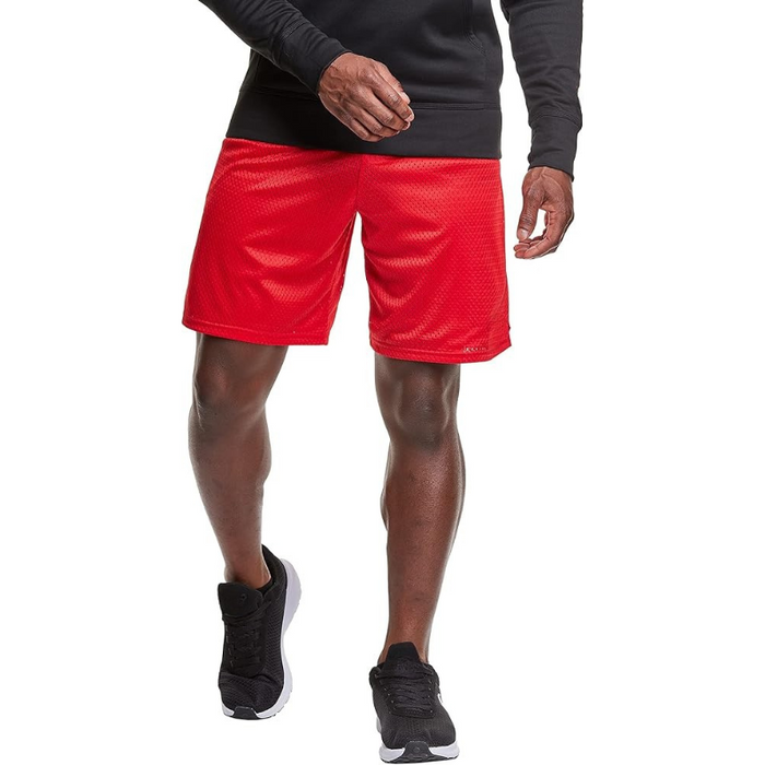 Classic Mesh Design Gym Shorts For Flexible Performance