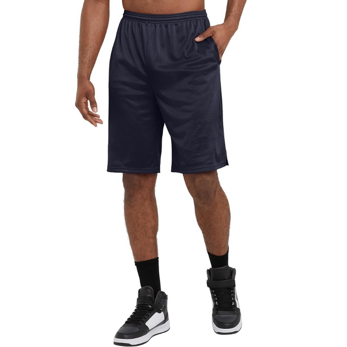 Classic Mesh Design Gym Shorts For Flexible Performance