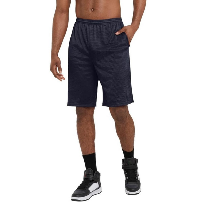 Classic Mesh Design Gym Shorts For Flexible Performance