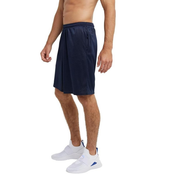 Classic Mesh Design Gym Shorts For Flexible Performance