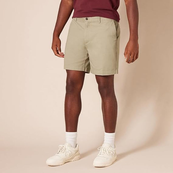 Comfy Chino Shorts With Slant Pockets