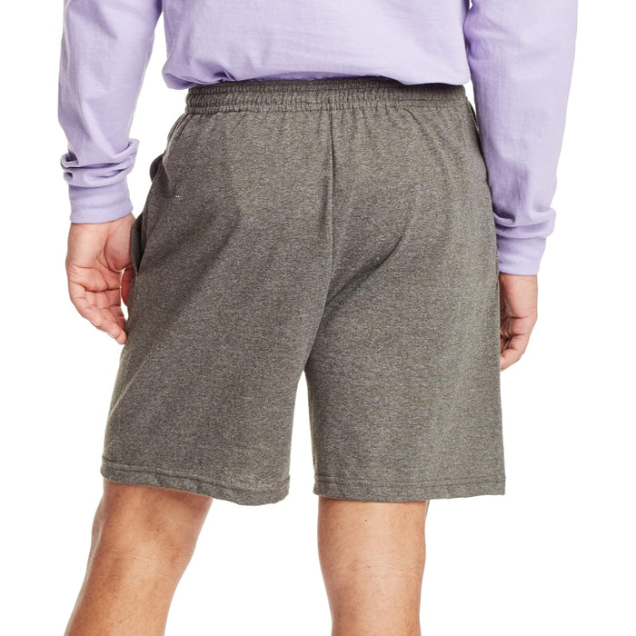 Cotton Jersey Athletic Shorts With Pockets