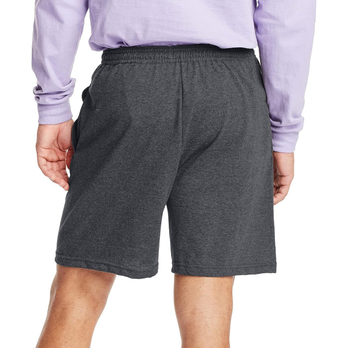 Cotton Jersey Athletic Shorts With Pockets