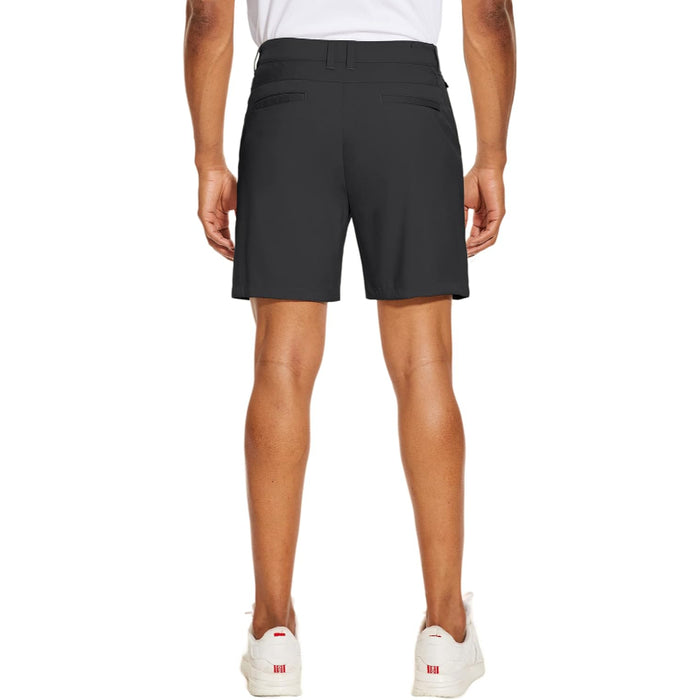 Golf Chino Shorts With Quick Dry Fabric And Multiple Pockets