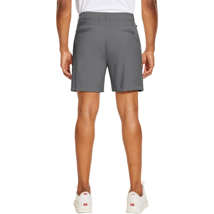 Golf Chino Shorts With Quick Dry Fabric And Multiple Pockets