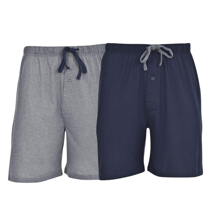 Comfortable Knit Shorts With Button Fly Closure