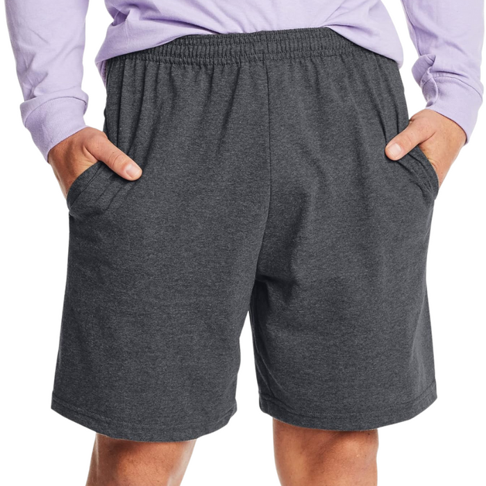 Jersey Pull On Knit Designed Athletic Shorts For Running