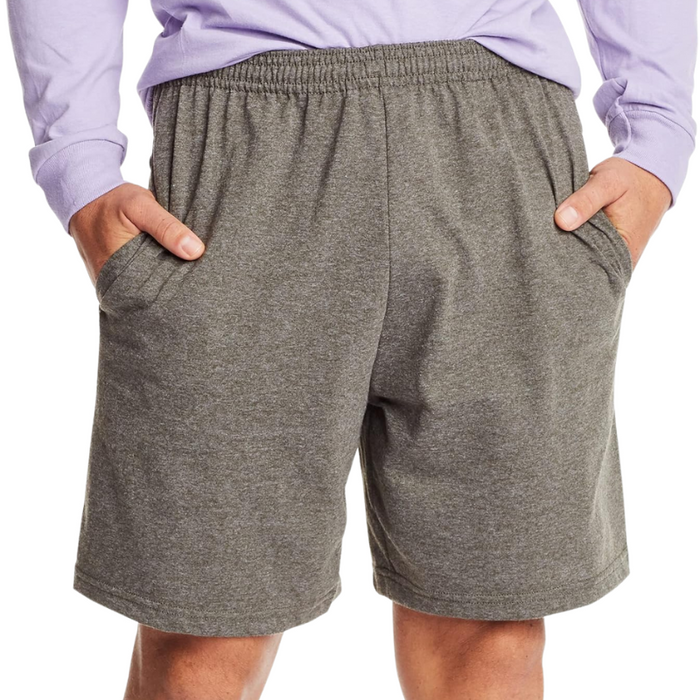 Jersey Pull On Knit Designed Athletic Shorts For Running