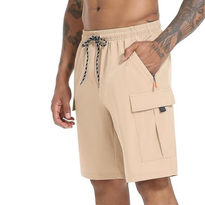 Lightweight Hiking Cargo Shorts With Multiple Pockets