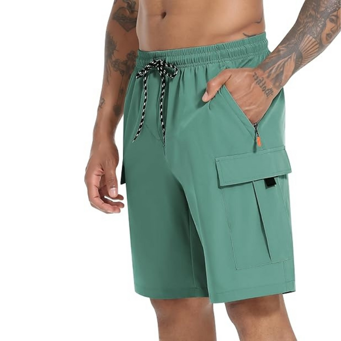 Lightweight Hiking Cargo Shorts With Multiple Pockets