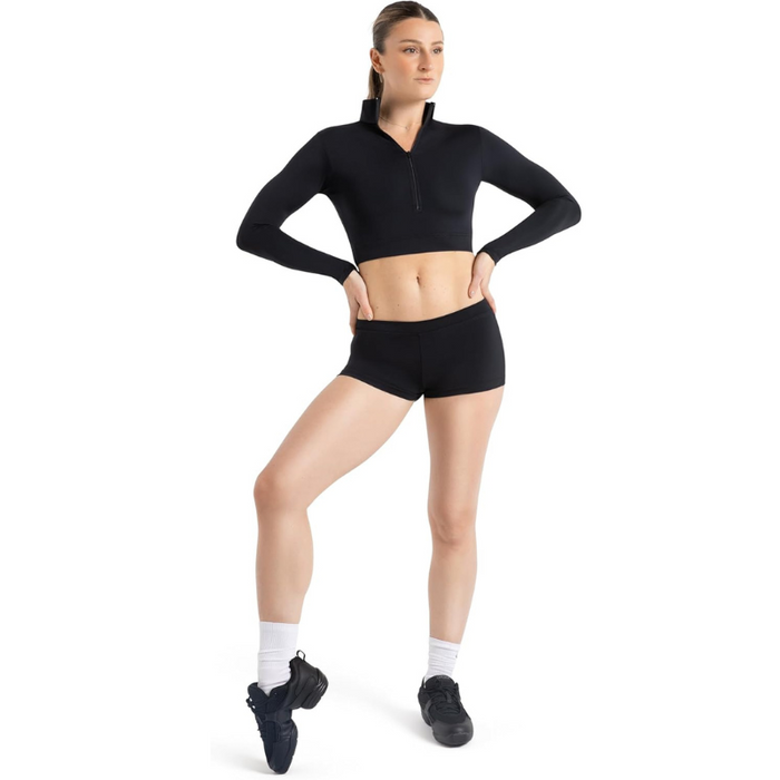 Low-rise Dance Shorts For Performance And Active Wear