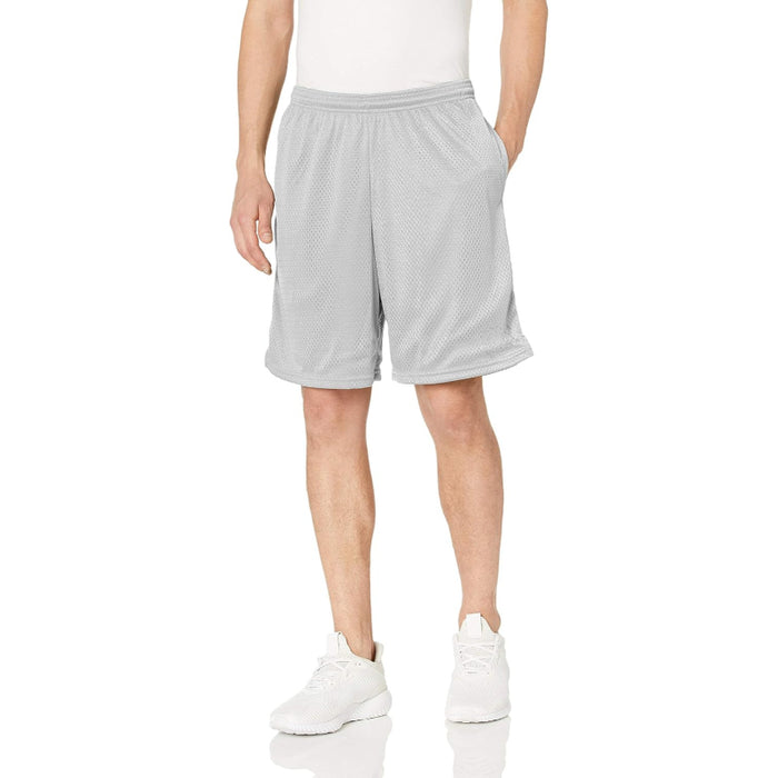 Mesh Shorts With Closure And Side Pockets For Everyday Wear