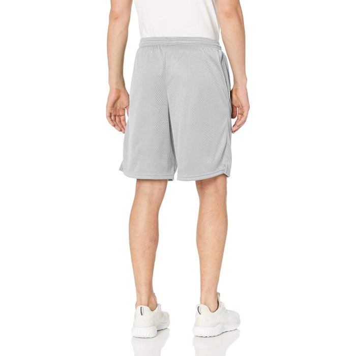 Mesh Shorts With Closure And Side Pockets For Everyday Wear