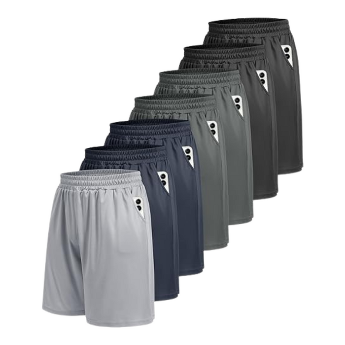 Pack Of 7 Quick Dry Style Basketball Shorts For Running