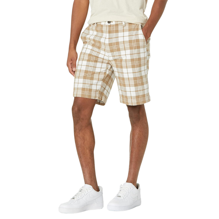 Classic Checkered Chino Shorts