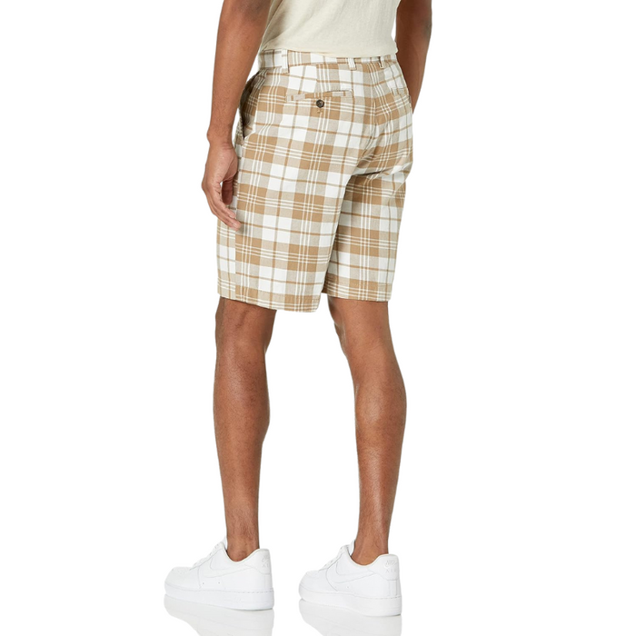 Classic Checkered Chino Shorts