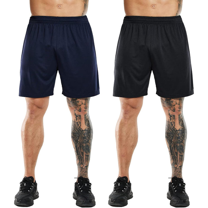 Quick Dry Athletic Shorts 2 Pack Without Pockets And Liner