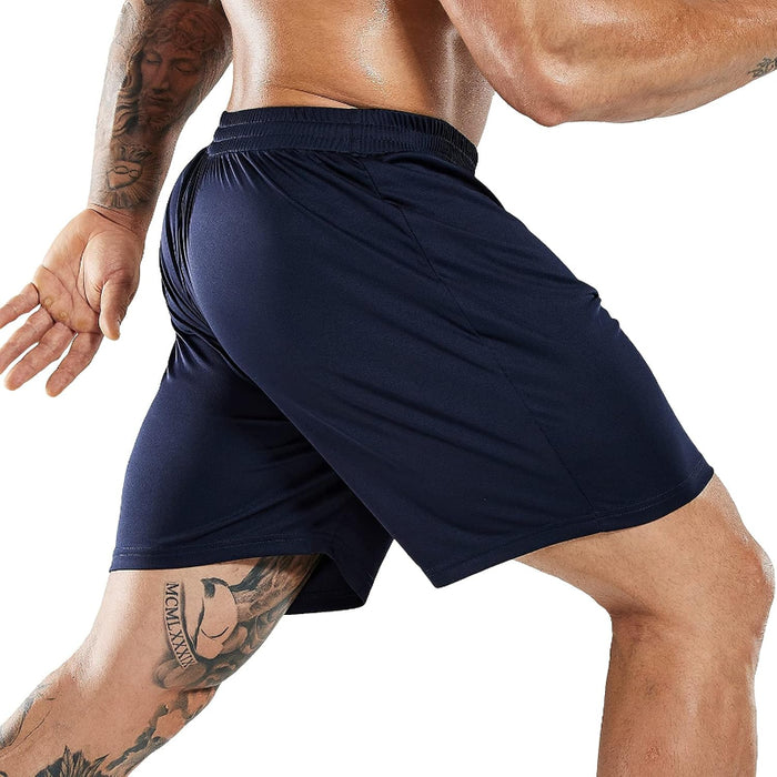 Quick Dry Athletic Training Shorts For Running And Workouts