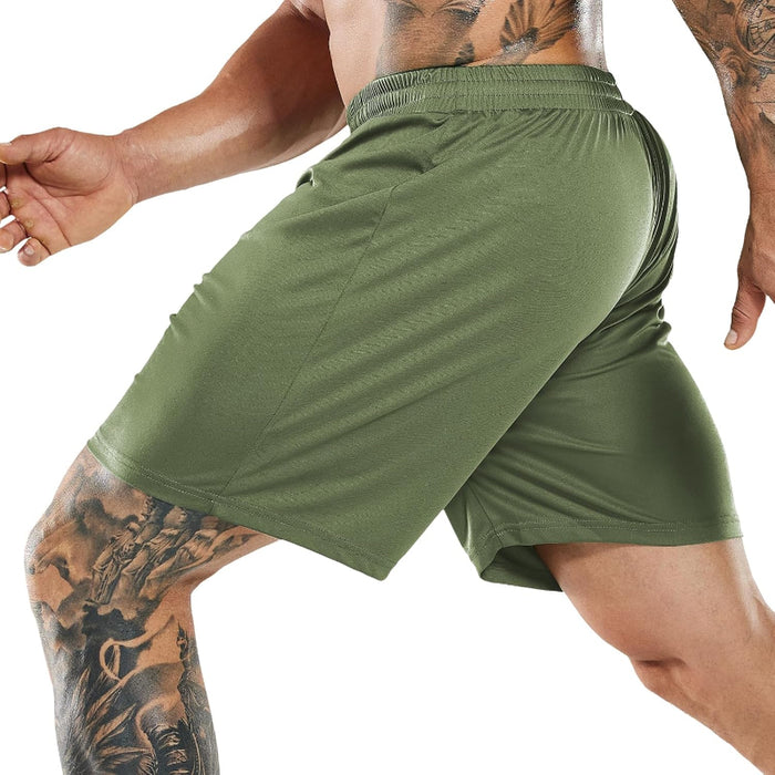 Quick Dry Athletic Training Shorts For Running And Workouts