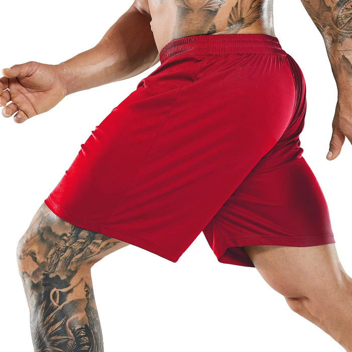 Quick Dry Athletic Training Shorts For Running And Workouts