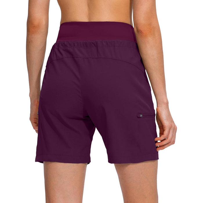 Hiking Cargo Shorts With Zipper Pockets For Outdoor Activities