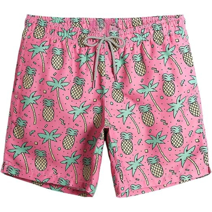 Quick Dry Patterned Swim Shorts