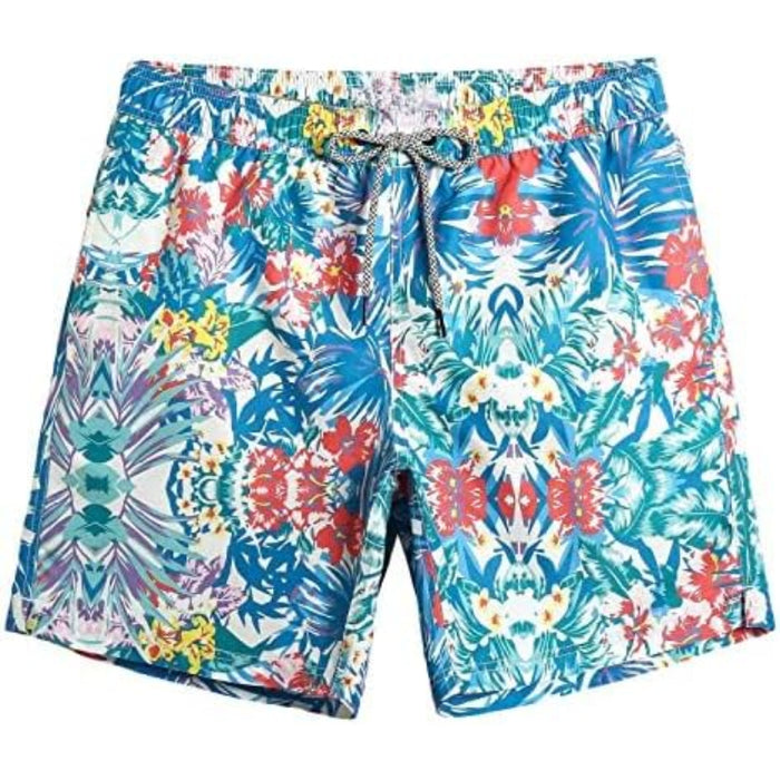 Quick Dry Patterned Swim Shorts