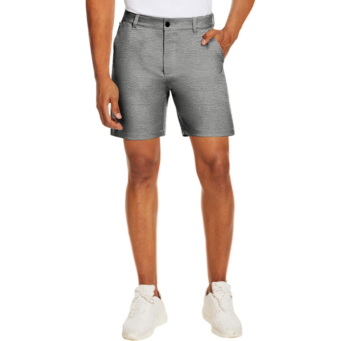 Stretch Shorts With Quick Dry Fabric And Pockets